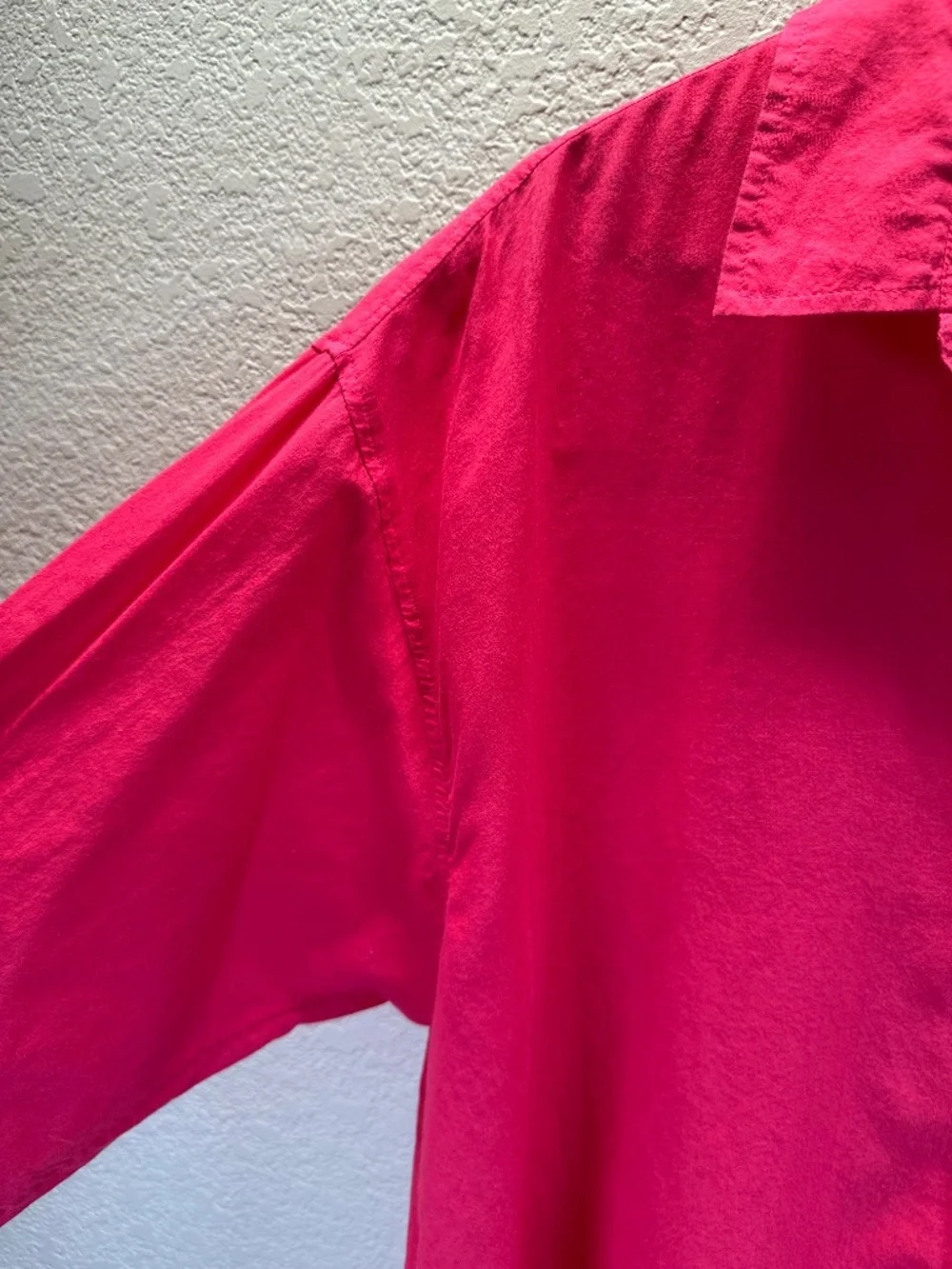 J. Crew Beach Cover-up Shirt Womens M Cotton Boyfriend Fit Summer Resortwear